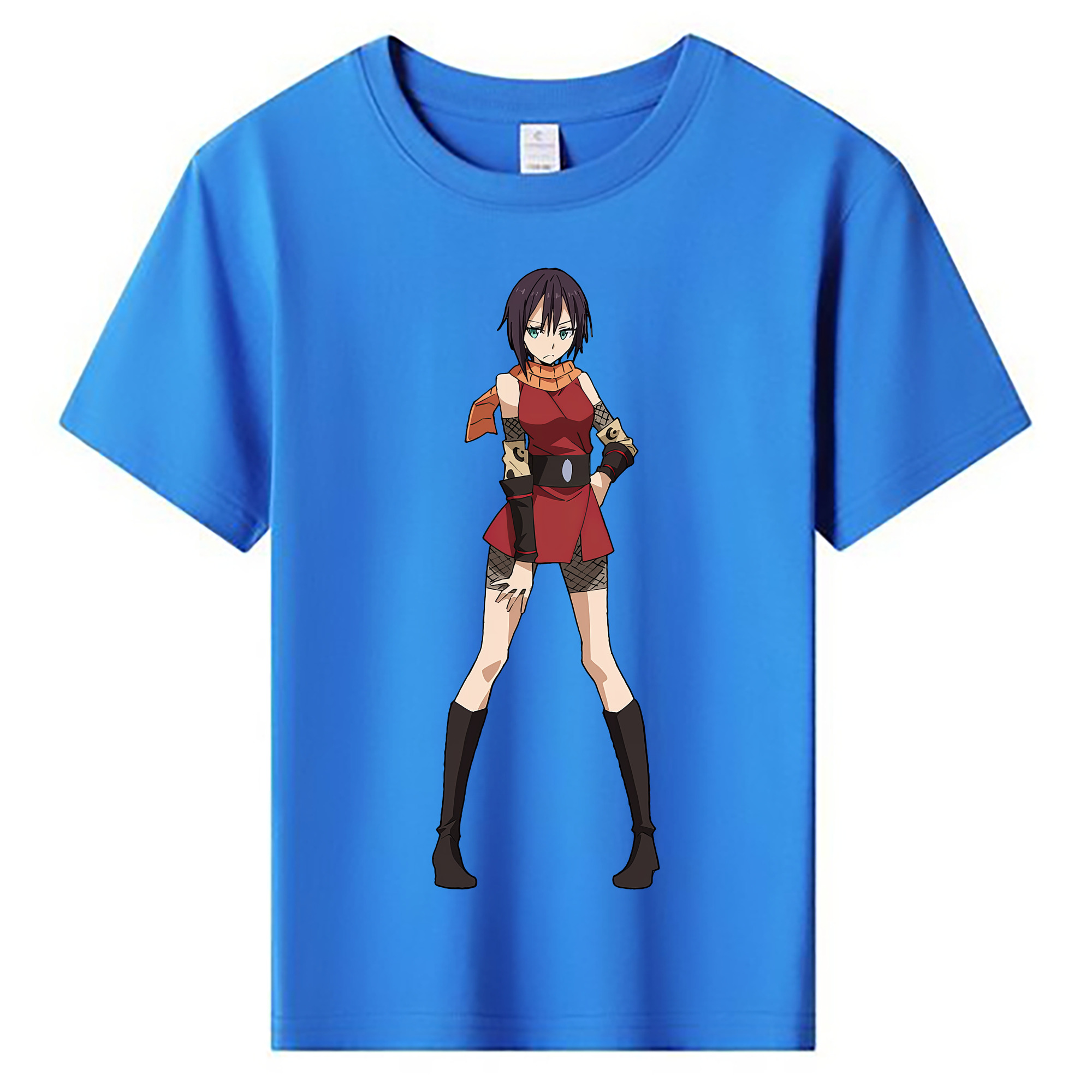 （画像用） 転スラ Regarding Reincarnated to Slime 綿100％キッズTシャツ（フロントプリント）